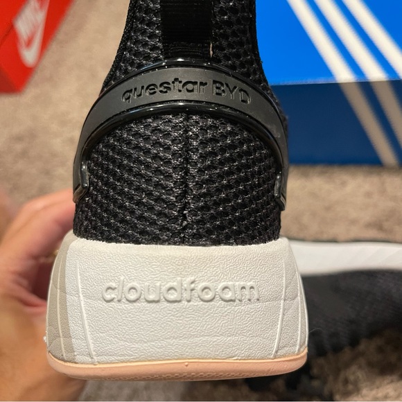 EUC adidas Questar BYD Black Haze Coral Women’s Running Shoes - Picture 15 of 16